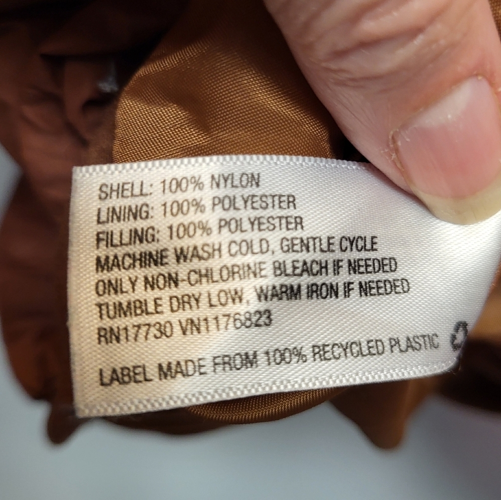 Universal Thread Brown Puffer Jacket With Quilted… - image 4